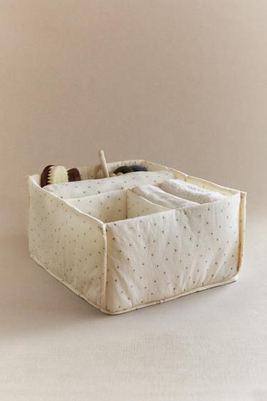 FLORAL BABY CLOTHES ORGANISER - Green by Zara