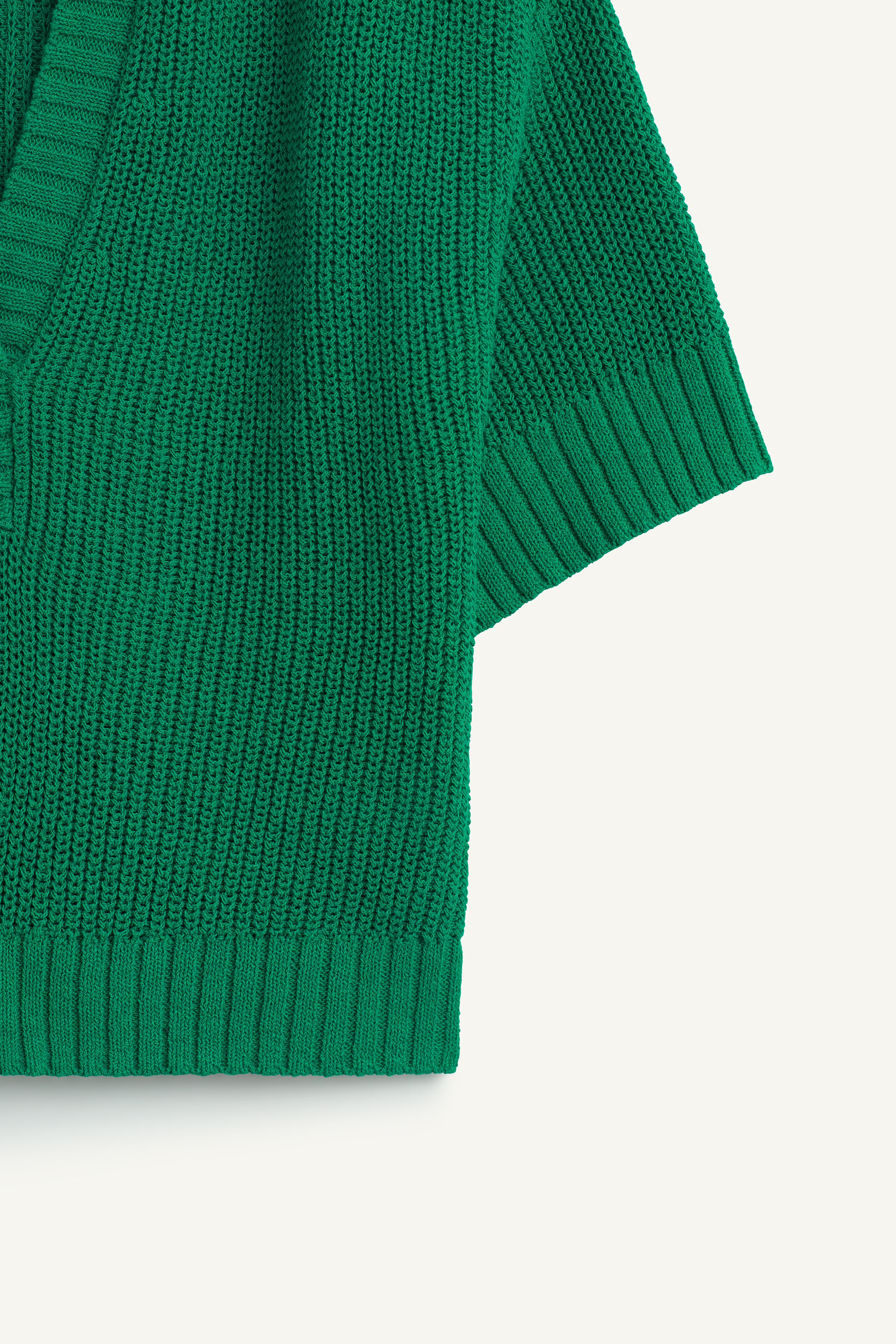 VRSZE PL KNT 16 - Green | ZARA United States