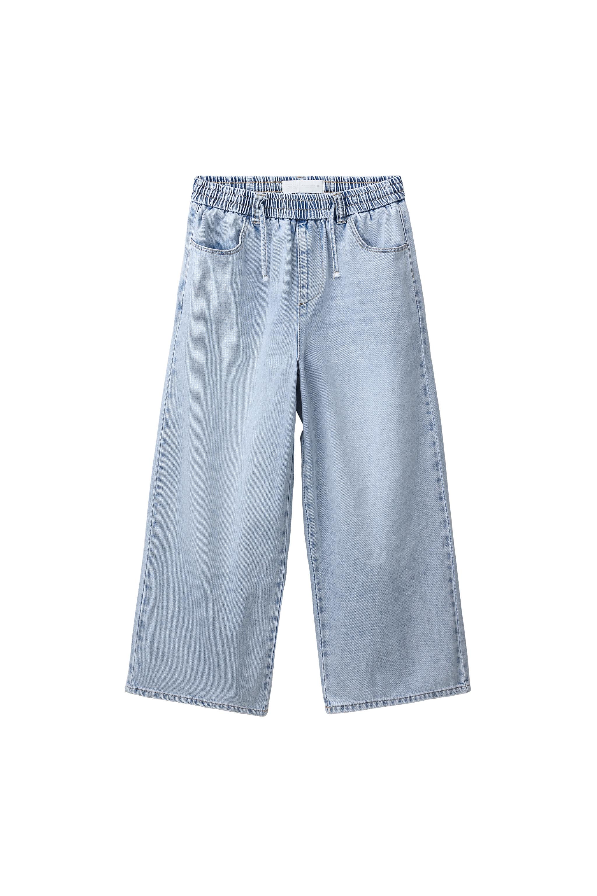 ワイドレッグデニムパンツ - ライトブルー | ZARA Japan / 日本