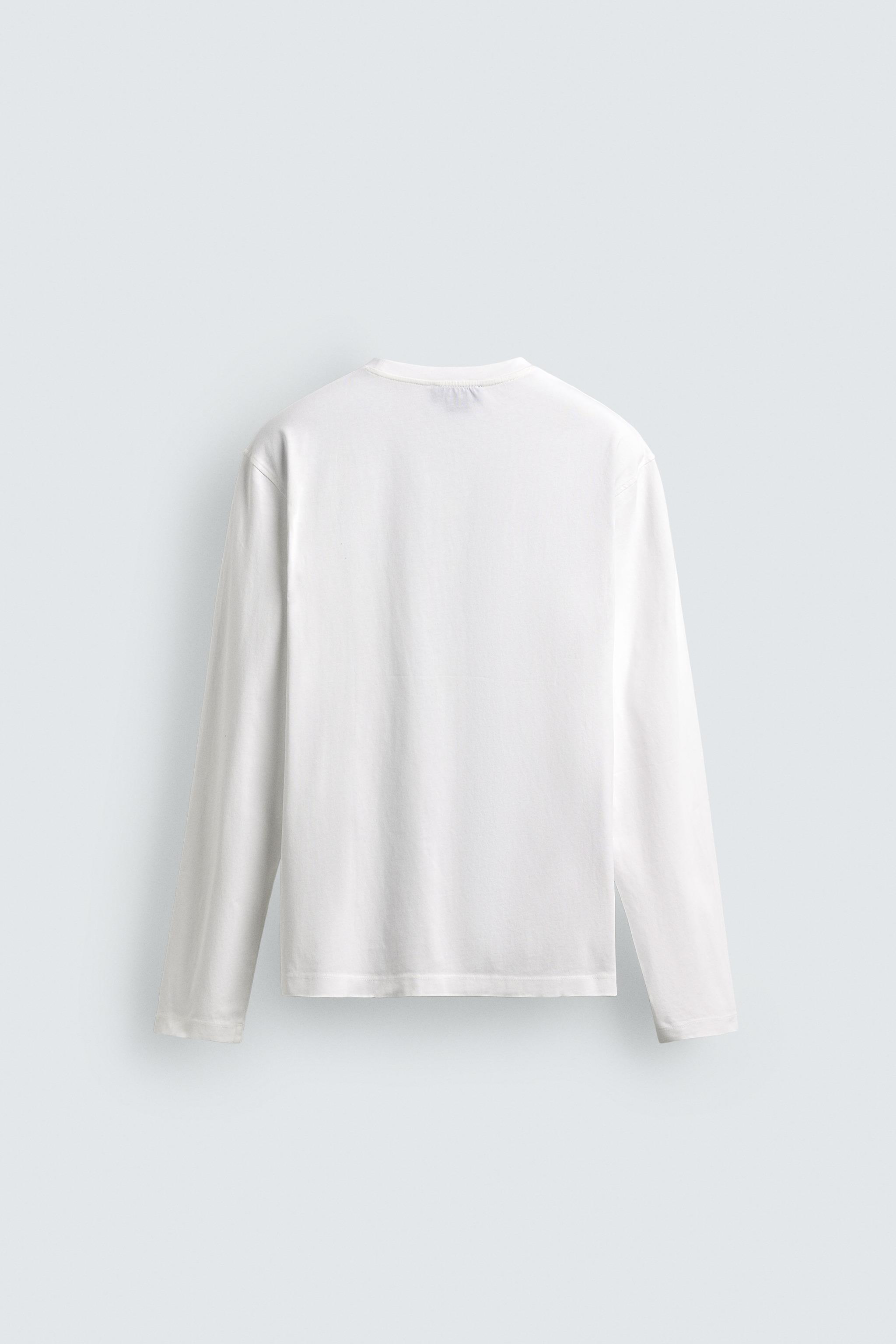 LONG SLEEVE POCKET T-SHIRT AARON LEVINE X ZARA
