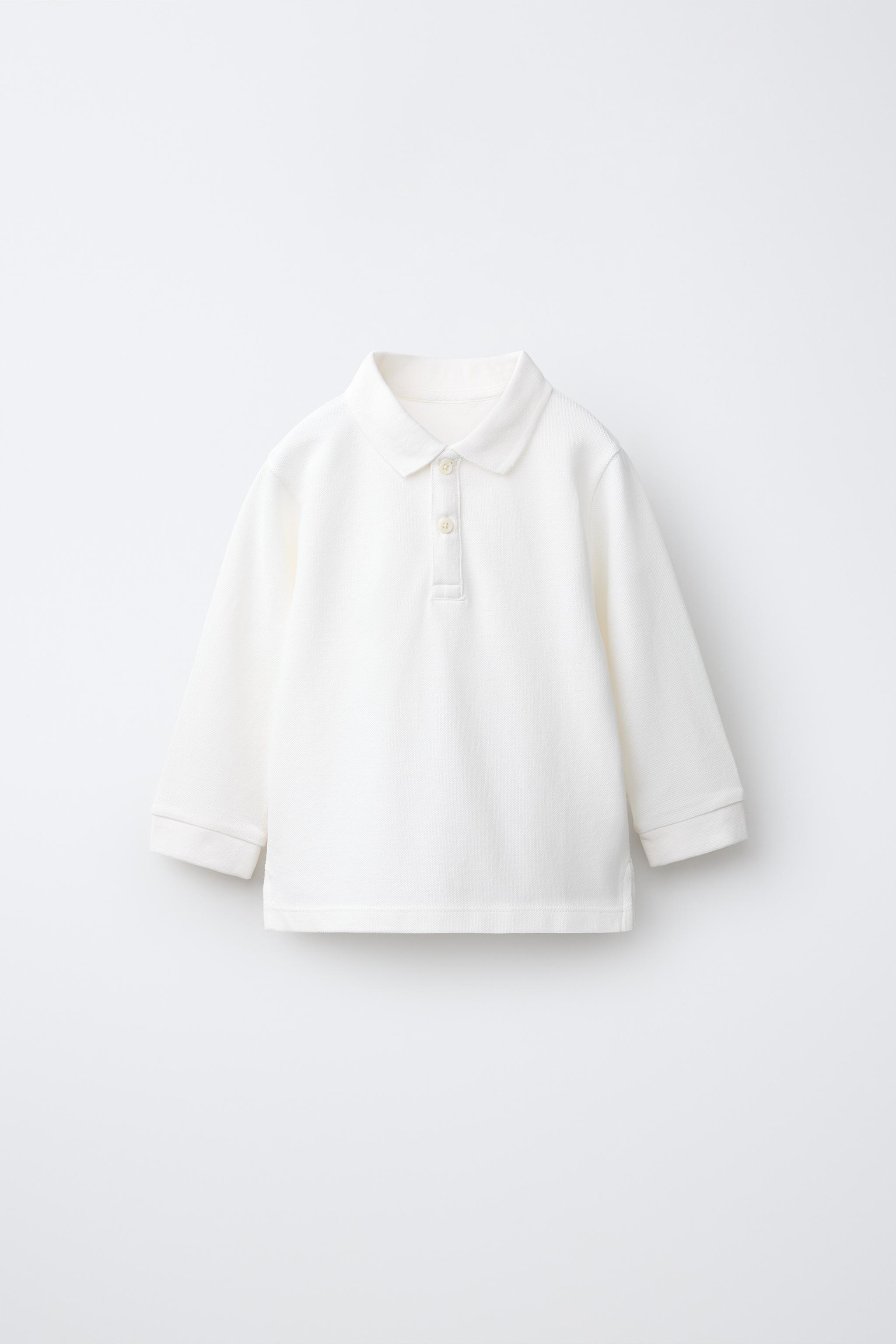 SOLID PIQUÉ POLO SHIRT — White