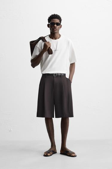 COMBINED PRINT T-SHIRT - White by Zara - Image 0