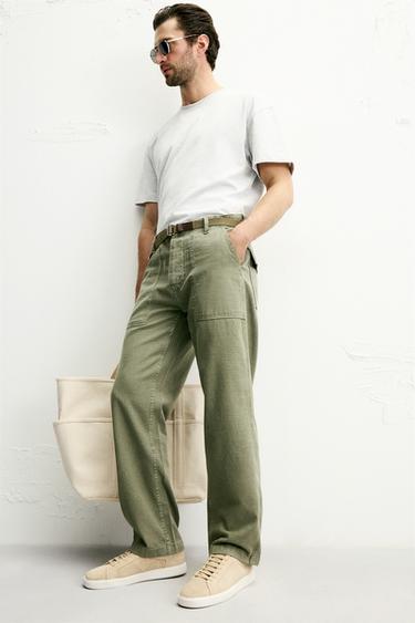 Zara BASIC SNEAKERS - Beige