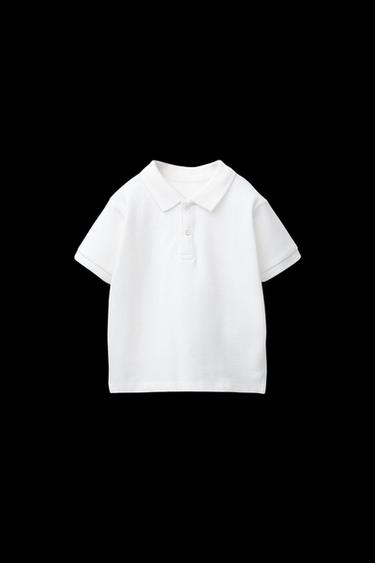 BASIC POLO SHIRT - White by Zara - Image 0
