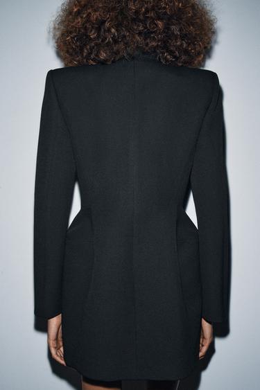 ROBE BLAZER CROISÉE ZW COLLECTION - Noir de Zara - Image 2