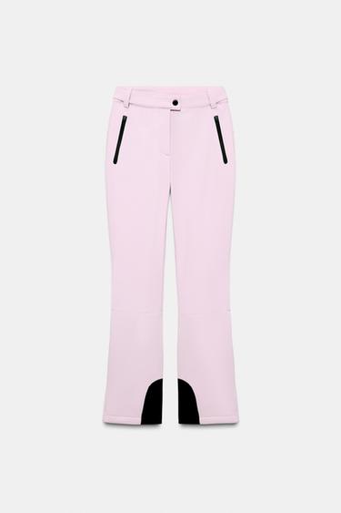 БРЮКИ FLARE WATER RESISTANT ВЕТРОЗАЩИТНЫЕ С ТЕХНОЛОГИЕЙ RECCO® — SKI COLLECTION — РОЗОВЫЙ от Zara