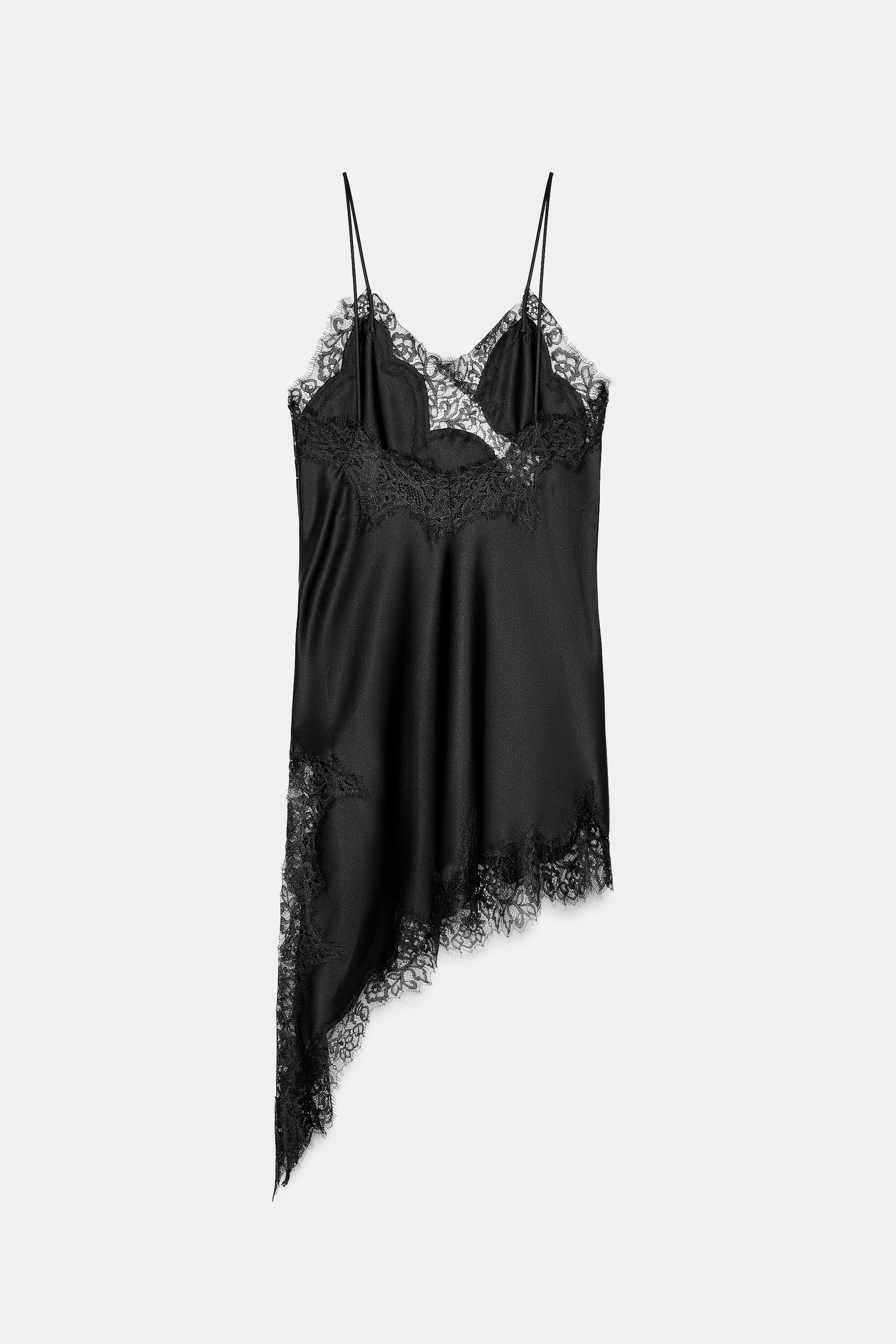 ZW COLLECTION ASYMMETRIC LACE DRESS