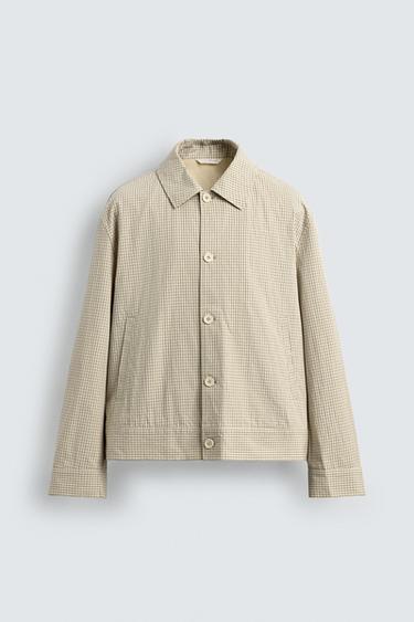 SOBRECAMISA RELAXED FIT CUADROS - Azul / Blanco de Zara