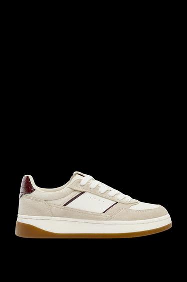Zara COMBINATION SNEAKERS - Off White - Image 0