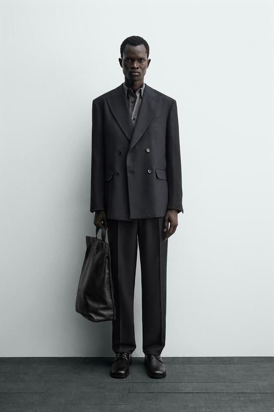 DOUBLE BREASTED SUIT BLAZER