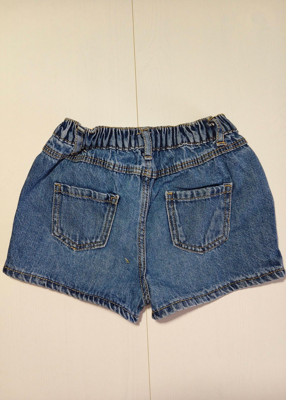 DENIM BERMUDAS SHORTS WITH ELASTIC DETAIL - Image 2