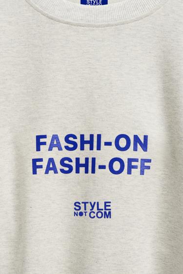 SWEAT ZARA STYLENOTCOM - Gris de Zara - Image 2
