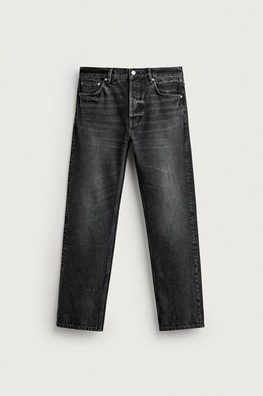 STRAIGHT FIT GALTZA BAKEROAK, AARON LEVINE X ZARA - Beltza, Zara-rena