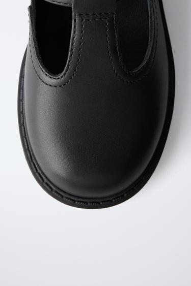 LEATHER SCHOOL SHOES - Black by Zara - Image 5