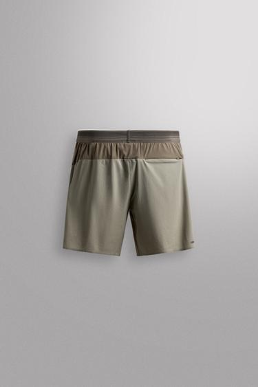 SHORT LÉGER PERFORÉ - Sable de Zara - Image 7
