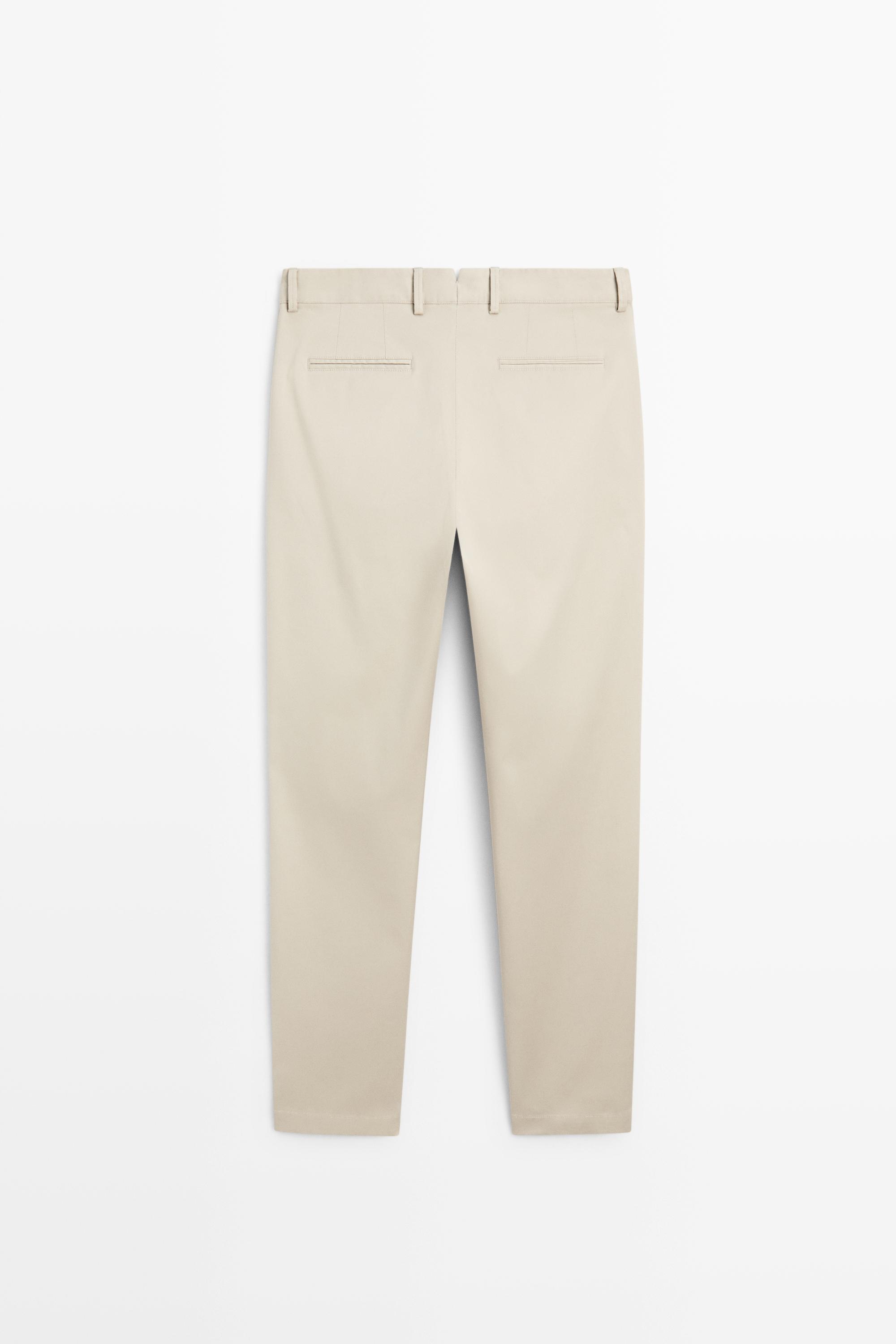 Pantalon slim avec coton