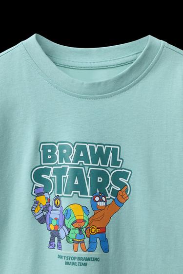 T-SHIRT MIT BRAWL STARS © SUPERCELL OY-PRINT - Blau von Zara