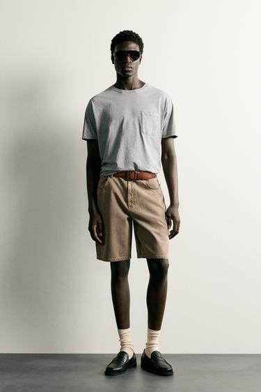 RELAXED FIT LIGHTWEIGHT KAMISETA - Vigoré grisa, Zara-rena