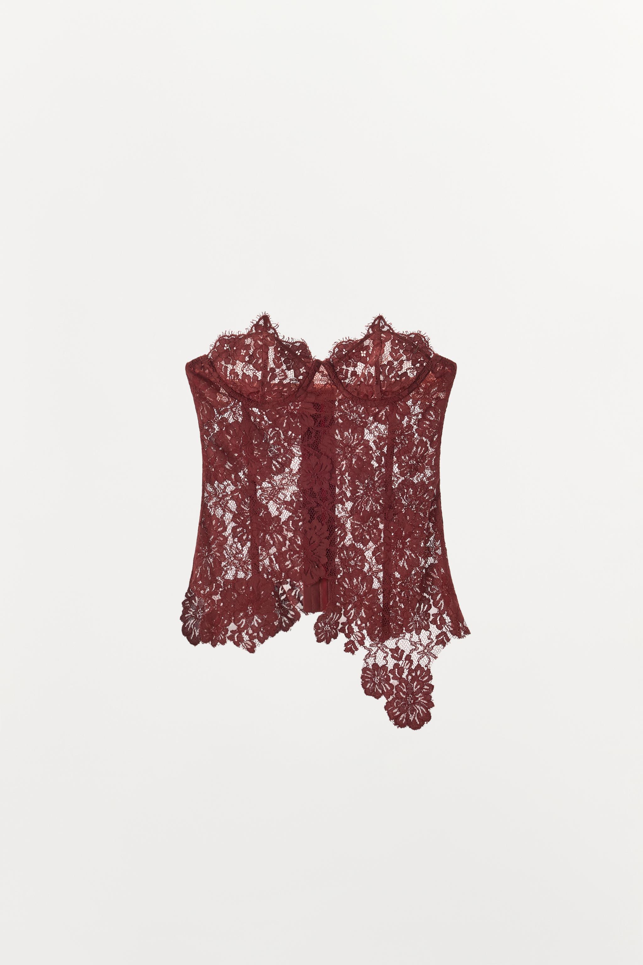 FLORAL LACE CORSET ZW COLLECTION
