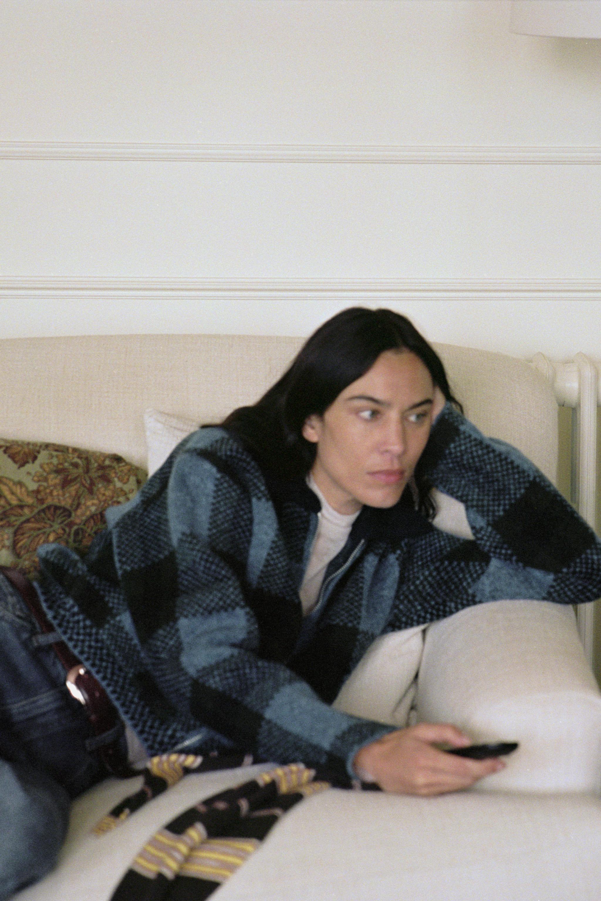 PLAID CARDIGAN