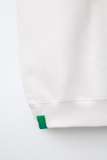 LOGO PRINT T-SHIRT - Oyster-white by Zara - Image 3