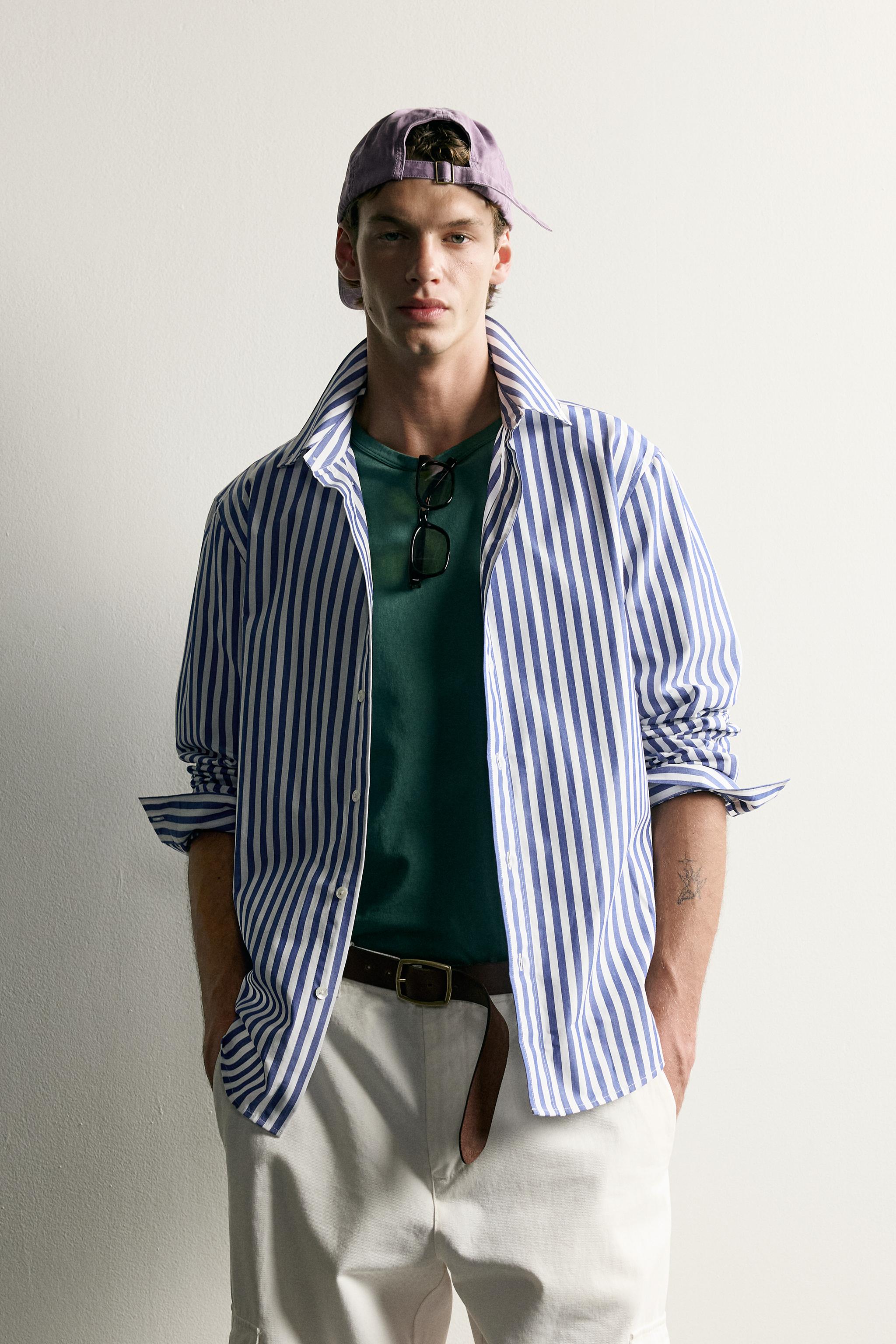 STRIPED RELAXED FIT SHIRT