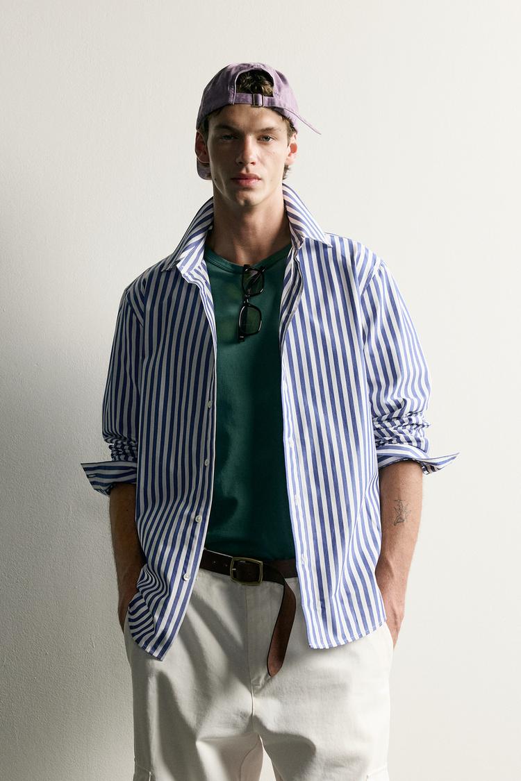 CAMISA A RAYAS CORTE RELAJADO 2