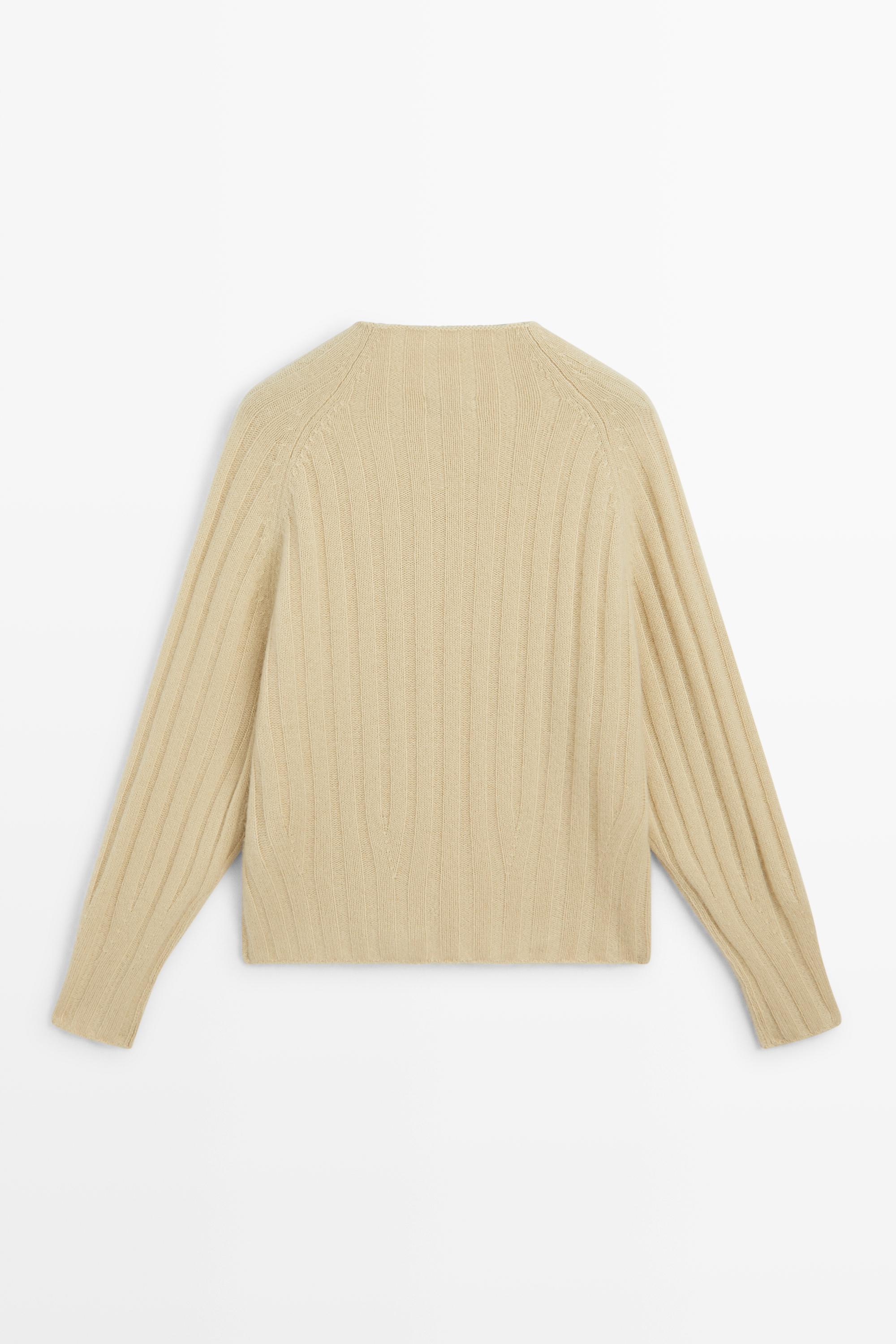 Pull col montant 100 % cachemire