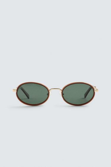 KÍNH MÁT GỌNG OVAL - Màu nâu từ Zara