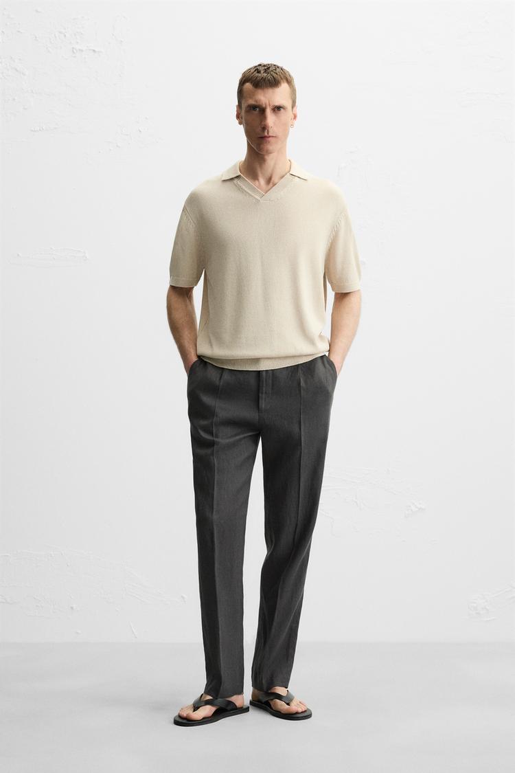 LINEN PANTS IN 100% LINEN