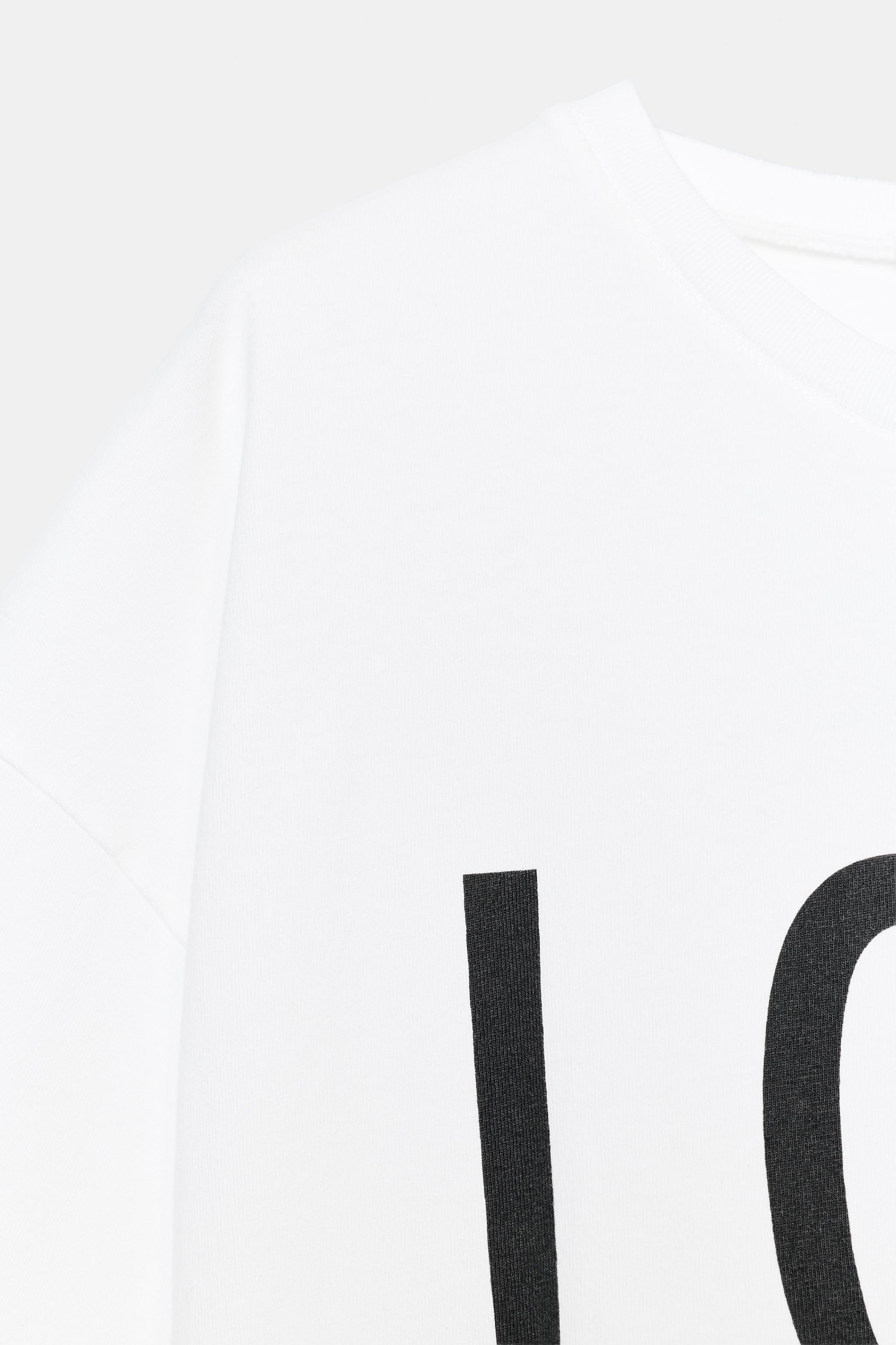 YAZILI OVERSIZE T-SHIRT - Görsel 9