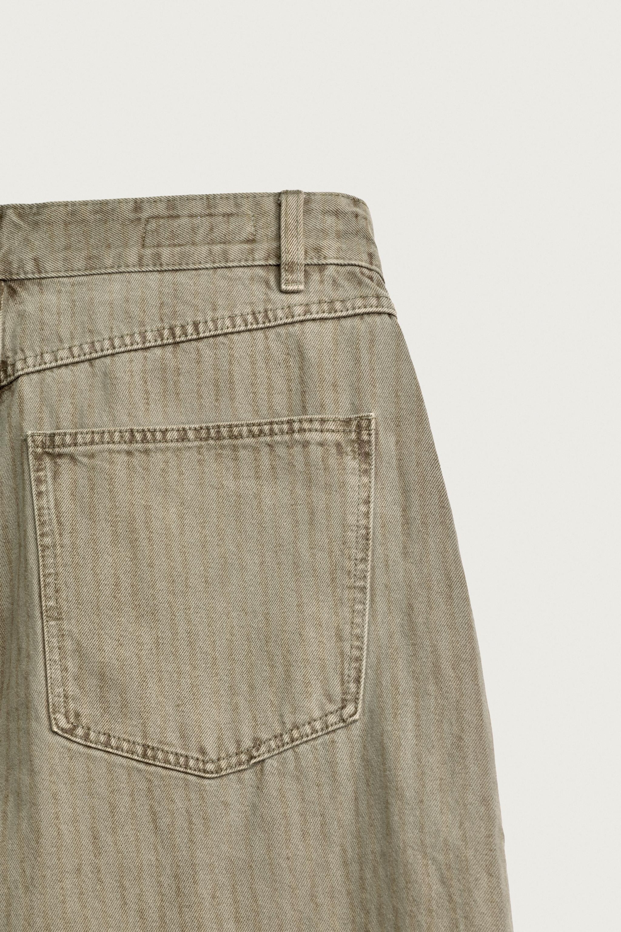 JORTS LAVÉS IMPRIMÉ À RAYURES