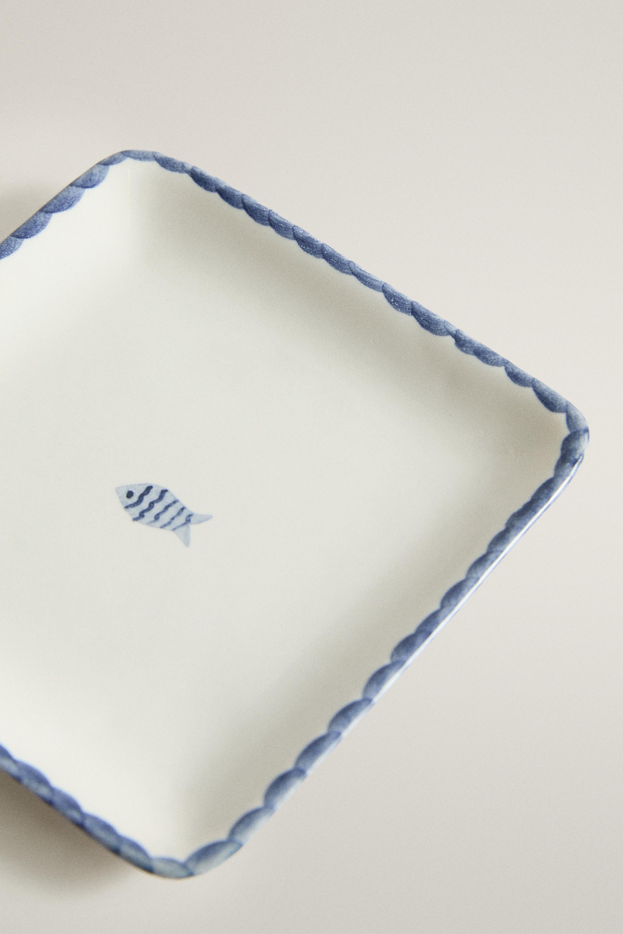 PORTE-SAVON CÉRAMIQUE POISSON