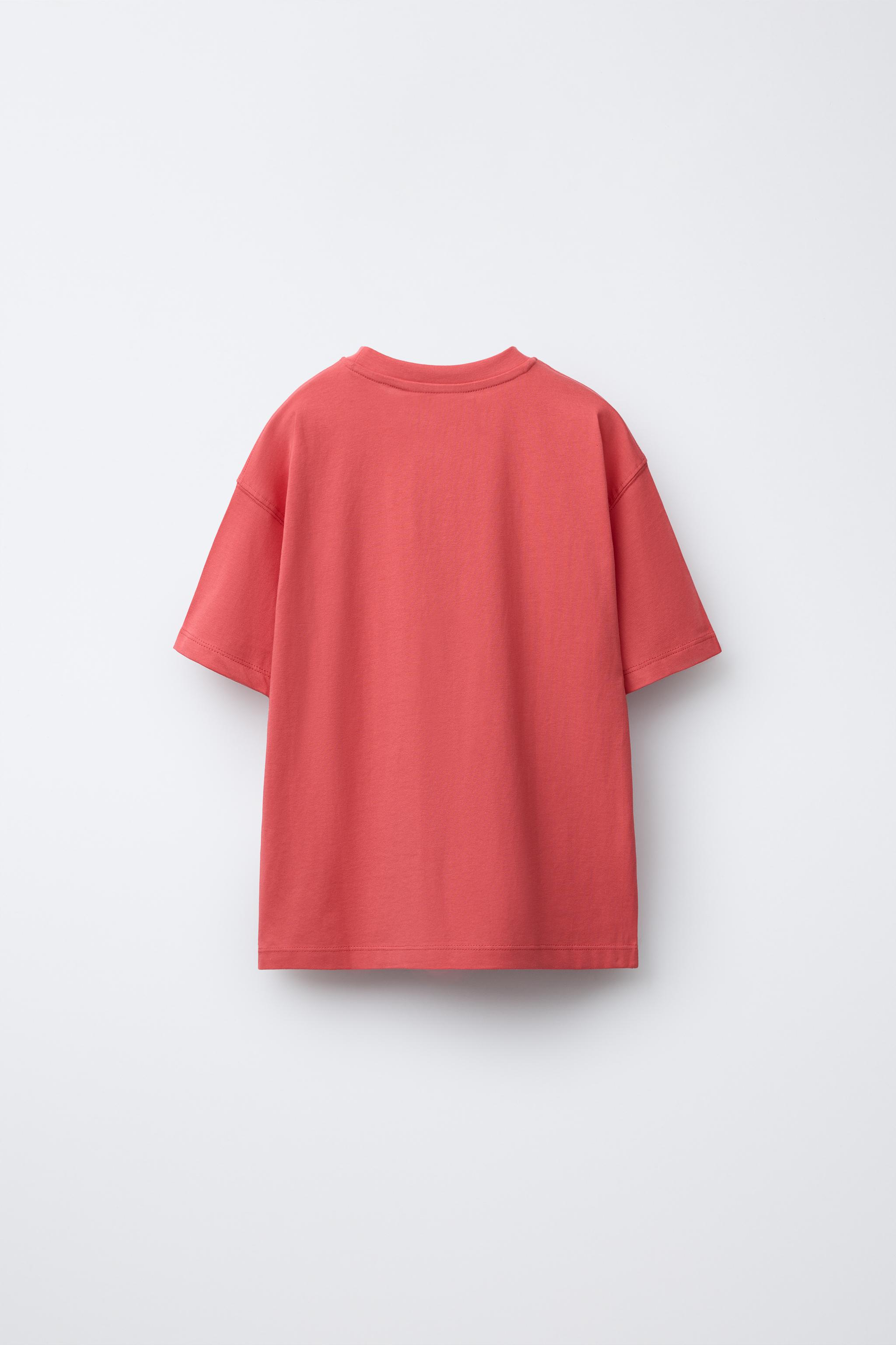 VARSITY TEXT T-SHIRT - White | ZARA Canada