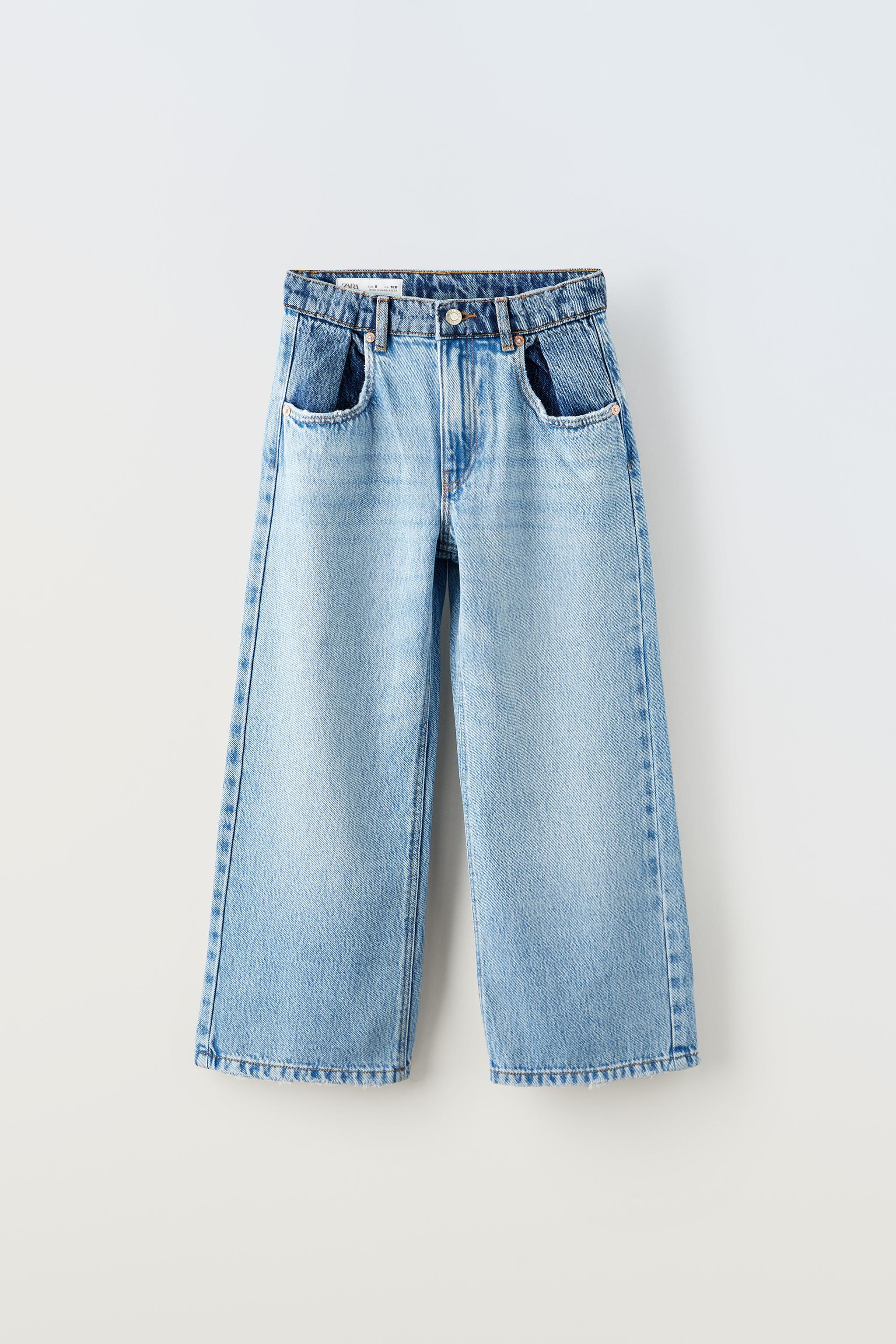 WIDE LEG JEANS - Blue