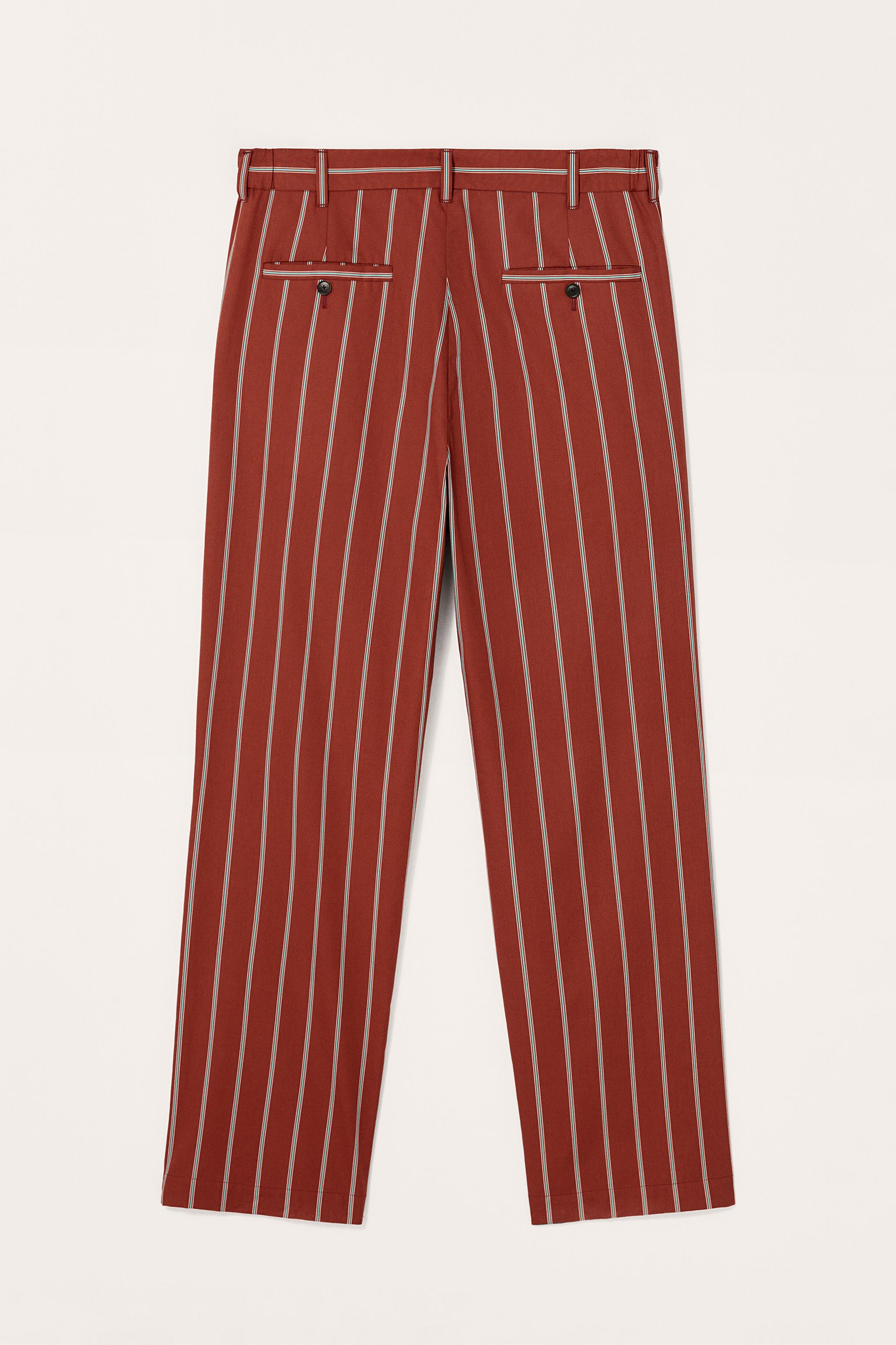 LIMITED EDITION ストライプ柄リラックスフィットパンツ