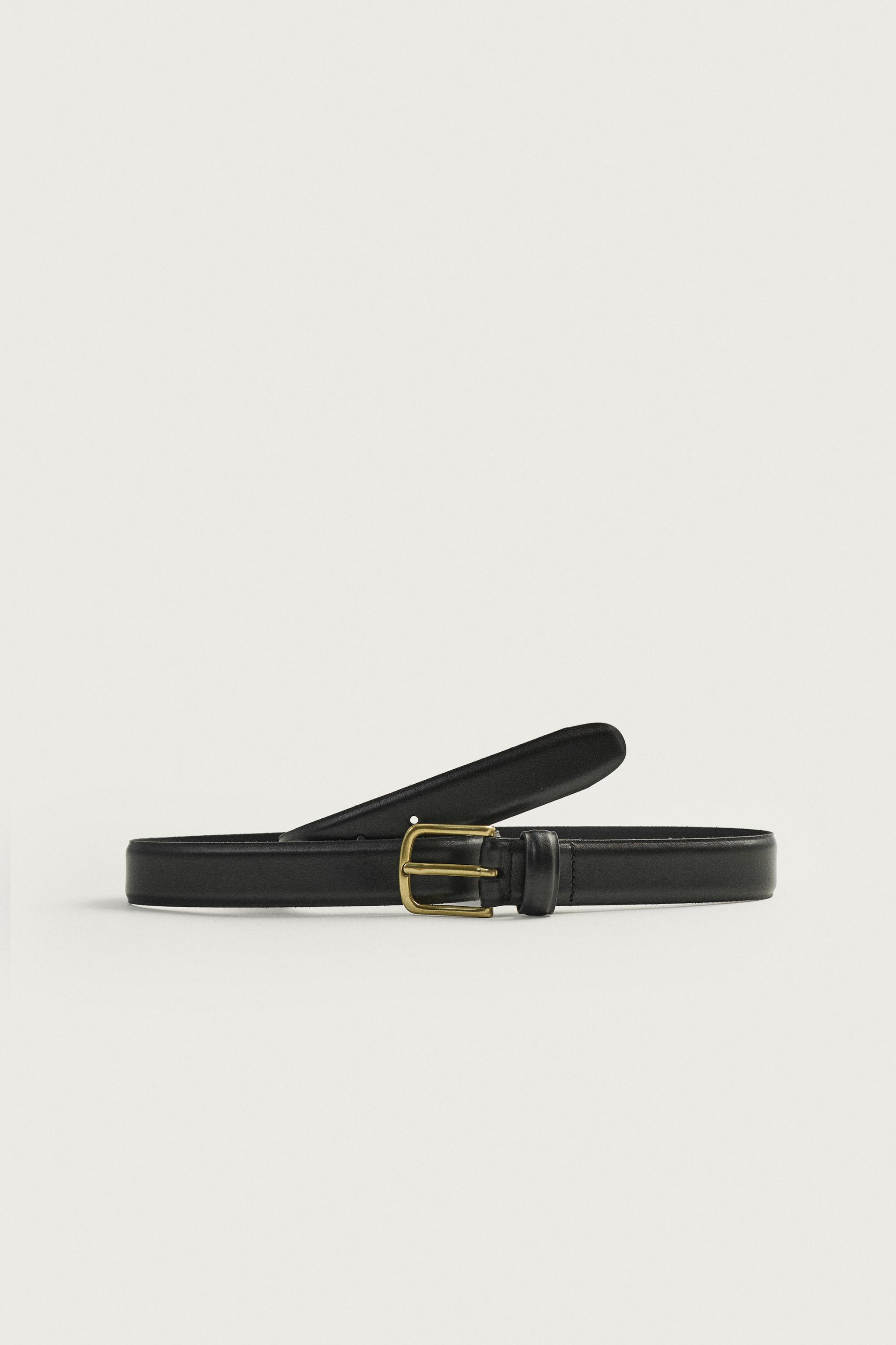 LEATHER DRESS BELT