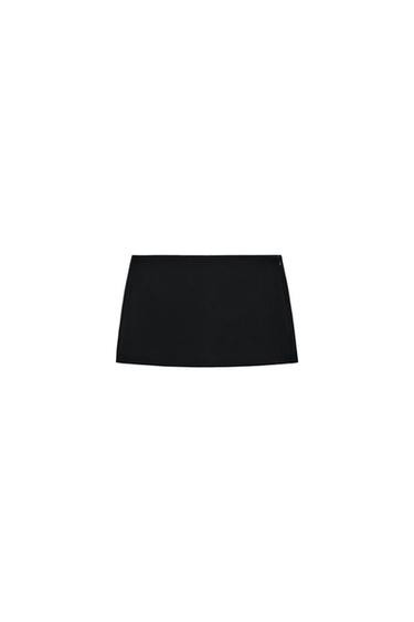 FALDA PANTALÓN MINI - Negro de Zara