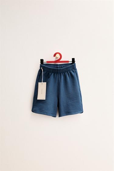 ZARA TIMELESS - SHORT UNIE - Bleu marine de Zara