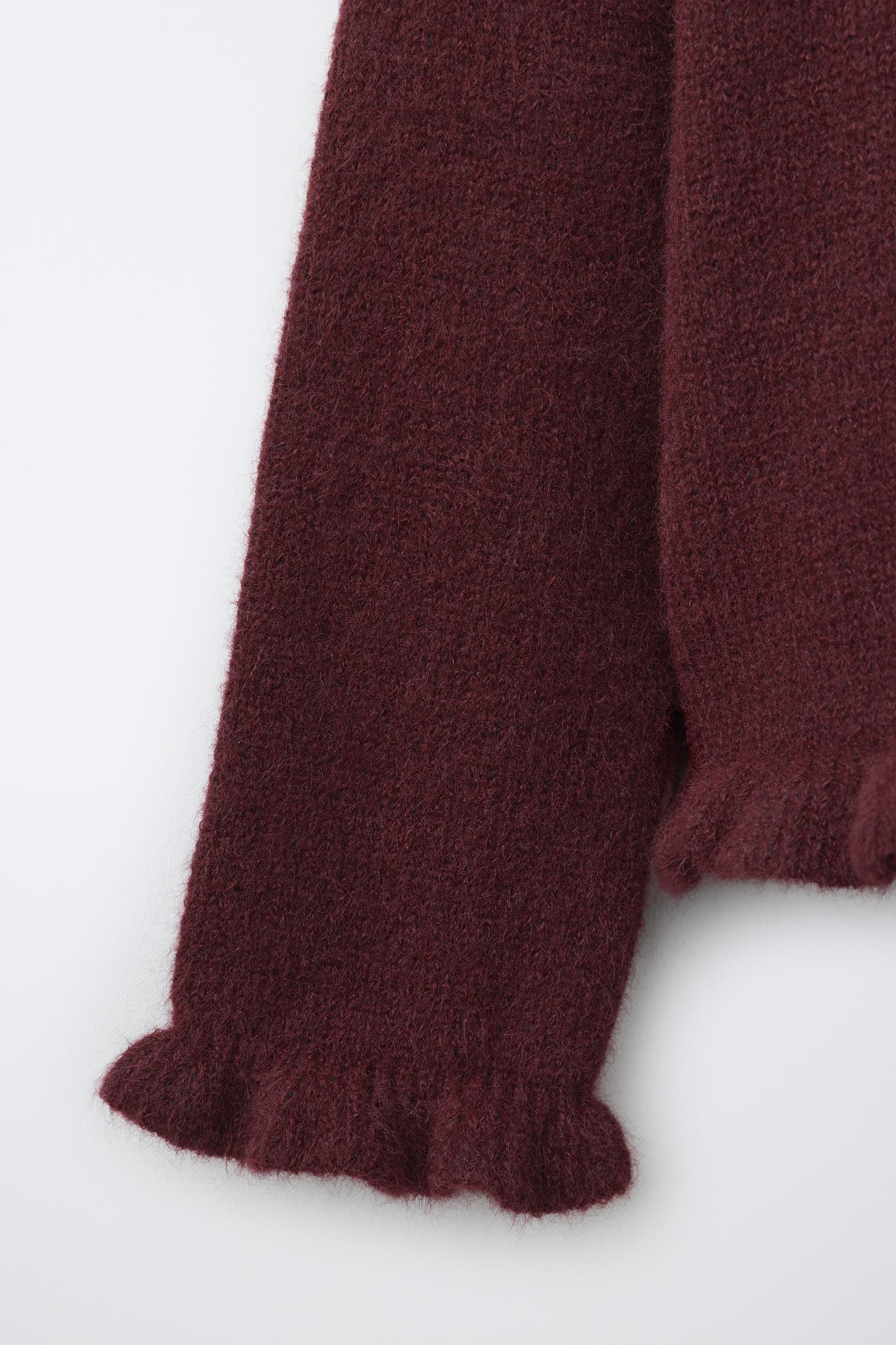 RUFFLE KNIT JUMPER