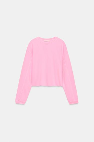 SWEAT FLUO - Rose fluo de Zara - Image 5