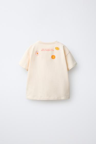 FRUIT PRINT T-SHIRT - Tangerine by Zara