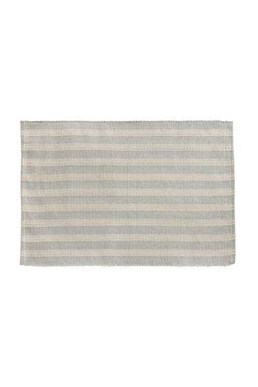 CONJUNTO DE JOGO AMERICANO COM FAIXAS (CONJUNTO DE 2) - Verde / Azul da Zara