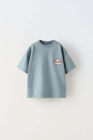 Zara “BIG OLITA” T-SHIRT - Blue - Image 0