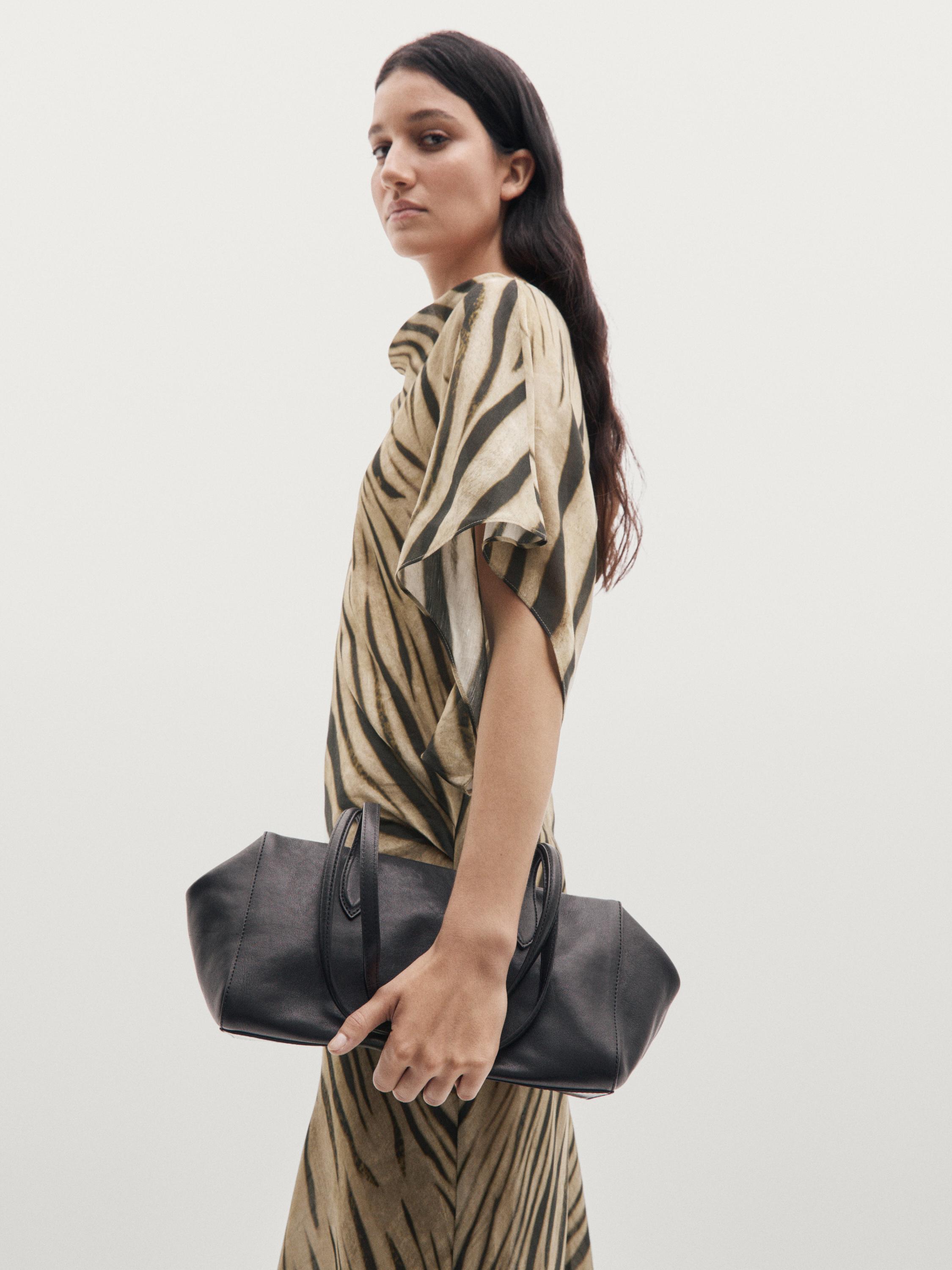 Long animal print dress