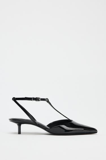 KITTEN HEEL SHOES - Black by Zara - Image 0