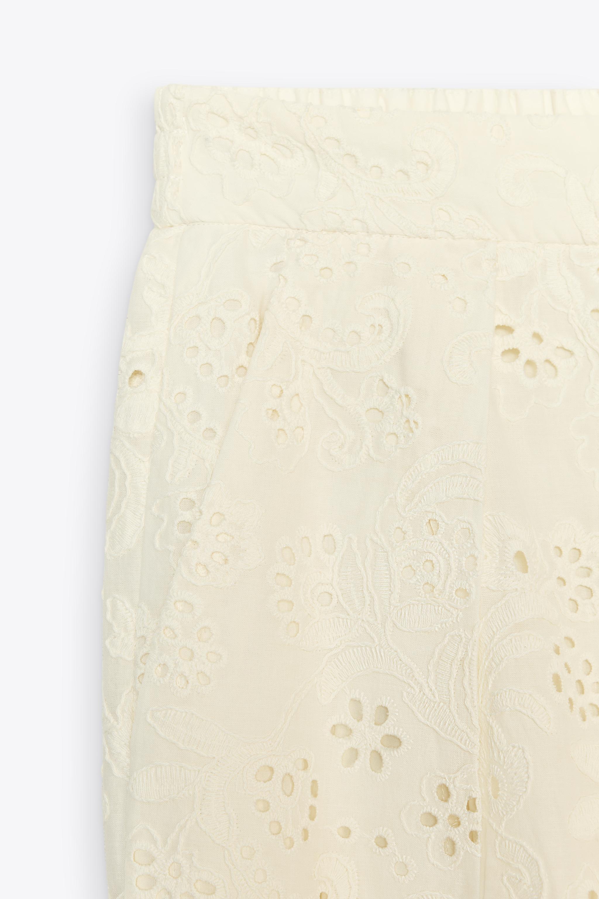 ZARA カットワーク刺しゅう入りパンツ ZW COLLECTION 2731/064 02731064712-p.jpg?ts=1747647819277