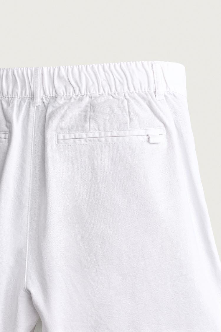 Pantalones cortos Bermuda de corte regular texturizados 5