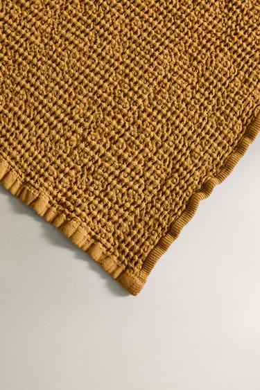 SERVIETTE DE BAIN MINI WAFFLE - Curry de Zara - Image 2