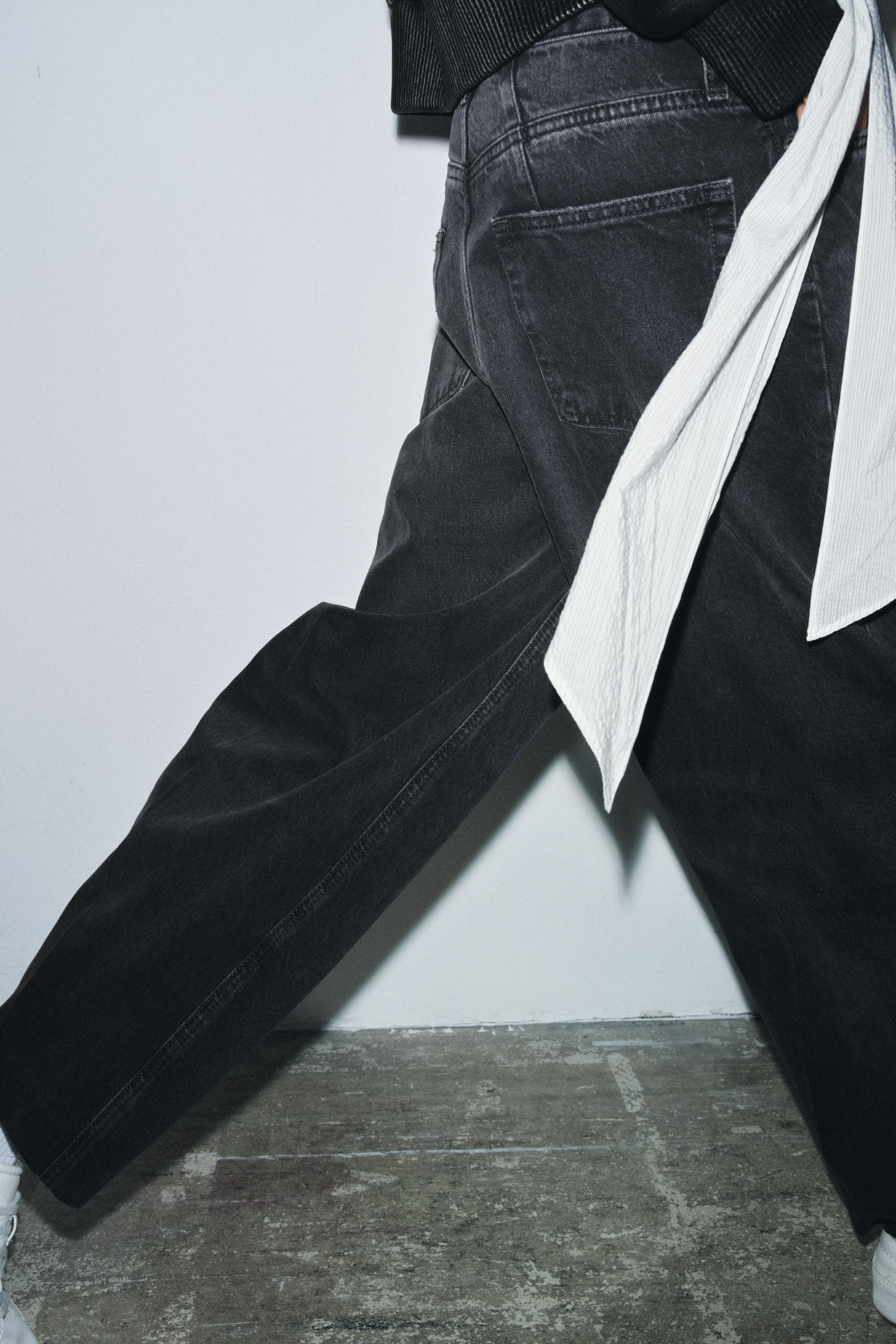 ZW COLLECTION HIGH-WAISTED TAPERED JEANS